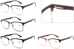 Готовые очки Vizzini Металл 8185 флекс  муж микс